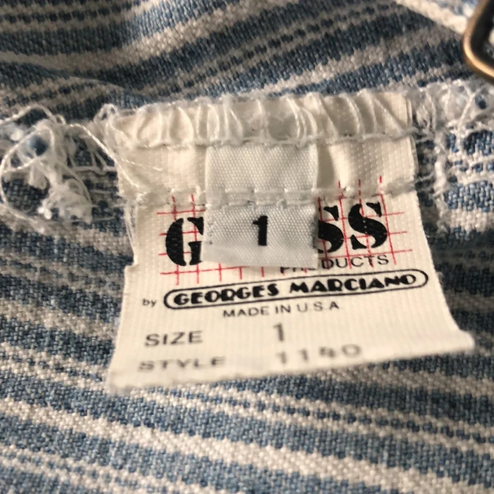 VINTAGE RARE DESIGN GUESS OVERALLS - Picture 7 of 16